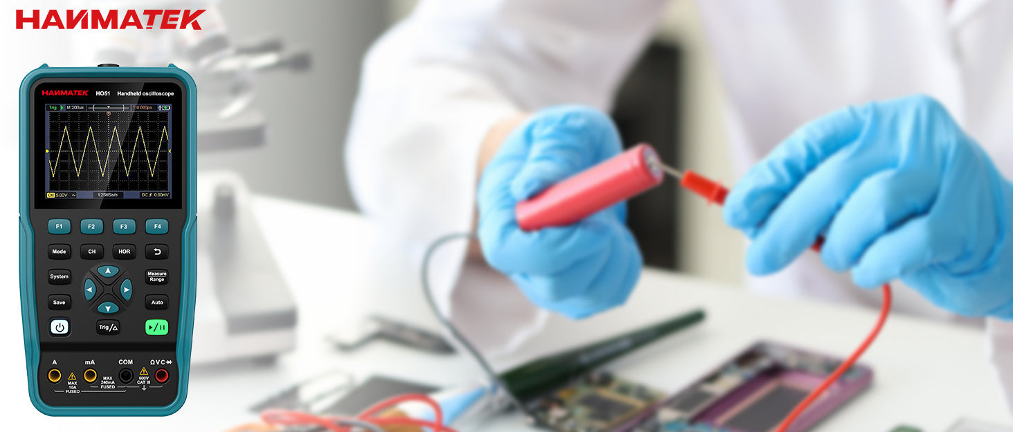 HO102S 3-in-1 Handheld Oscilloscope Review