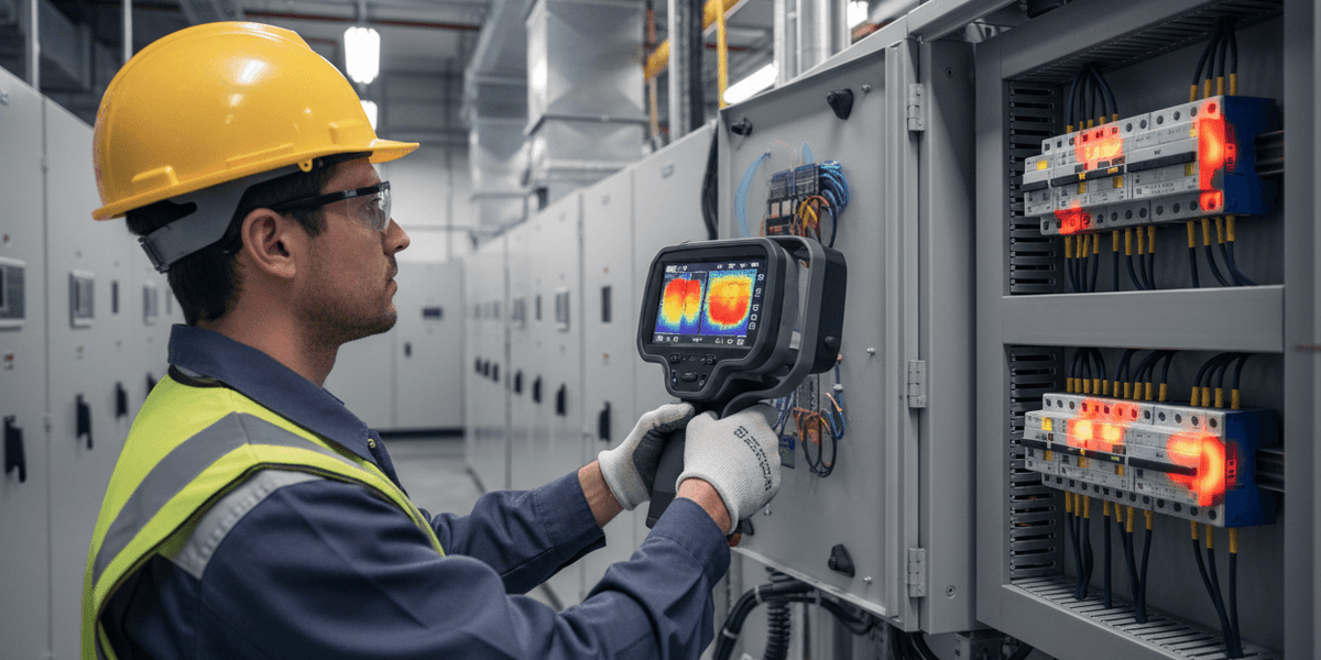 Thermal Camera for Predictive Maintenance | HANMATEK TI240 — Hanmatek