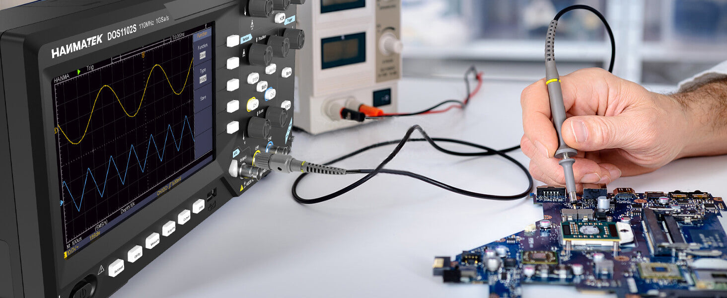 Hanmatek DOS1102S 110MHz 2-Channel Oscilloscope & Waveform Generator