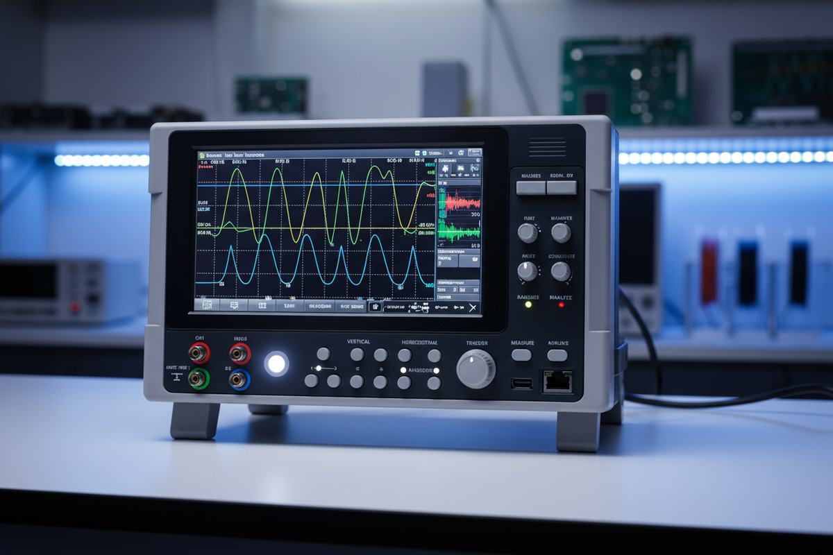 Benchtop Oscilloscope with Waveform Generator — Hanmatek