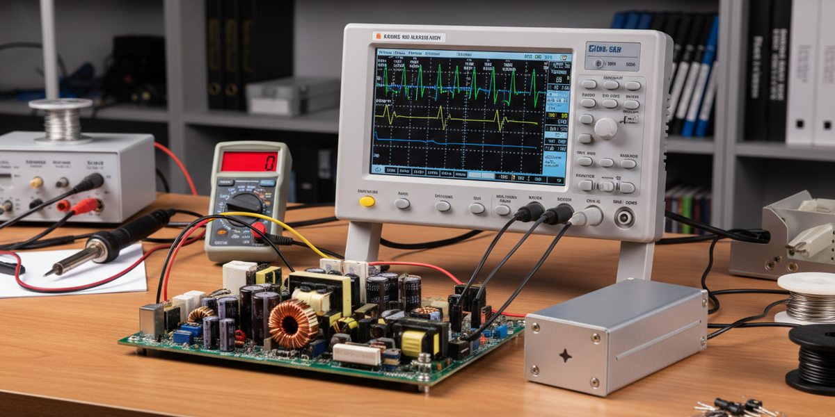 Benchtop Oscilloscope for Power Supply Debugging — Hanmatek