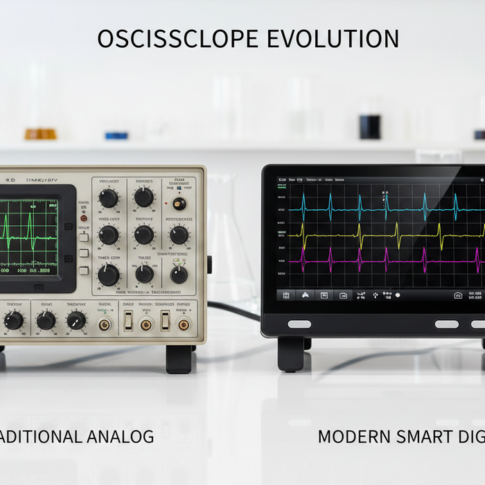Traditional Oscilloscope vs Smart Touchscreen Oscilloscope