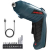 HANMATEK® ES1 Cordless Electric Screwdriver with USB charging and multiple bits for DIY projects and repairs