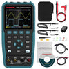 Compact 3-in-1 oscilloscope multimeter generator with a clear display and multiple measurement functions.