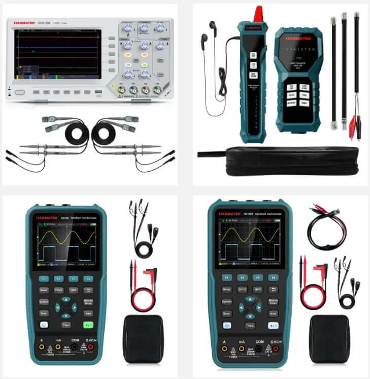 HANMATEK Collection of Precision Measurement Instruments for Accurate Testing and Diagnostics
