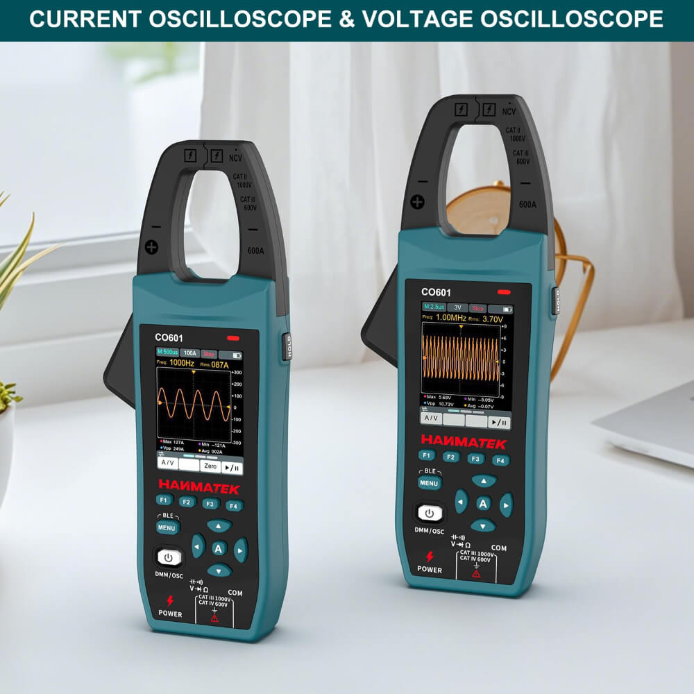 HANMATEK handheld oscilloscope multimeter for precise waveform analysis and portable testing solutions