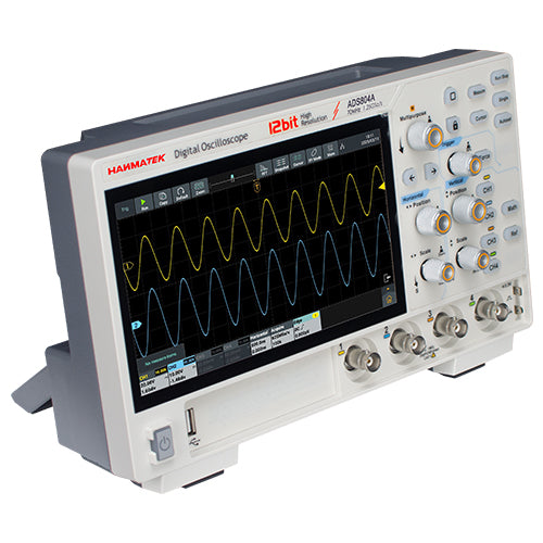 HANMATEK ADS804A 70MHz 4CH 12-Bit High-Resolution Digital Oscilloscope
