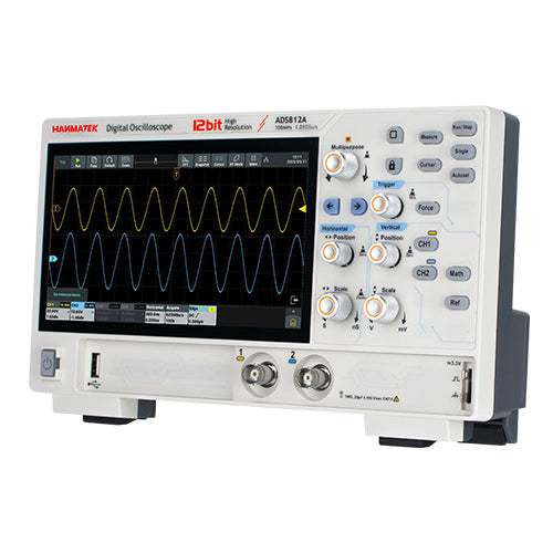 HANMATEK ADS812A 100MHz 2CH 12-Bit High-Resolution Digital Oscilloscope