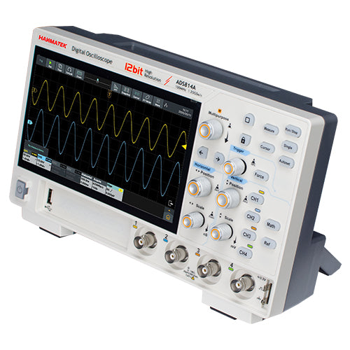 HANMATEK ADS814A 100MHz 4CH 12-Bit High-Resolution Digital Oscilloscope
