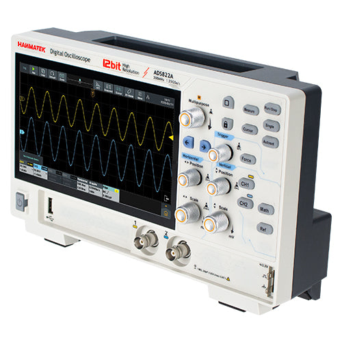HANMATEK ADS822A 200MHz 2CH 12-Bit High-Resolution Digital Oscilloscope