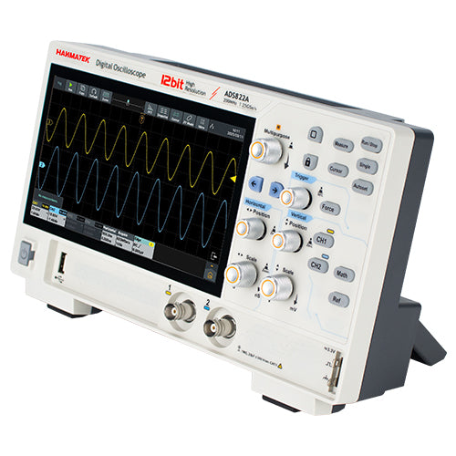 HANMATEK ADS822A 200MHz 2CH 12-Bit High-Resolution Digital Oscilloscope