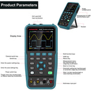HANMATEK® HO102 Handheld Oscilloscope - Hanmatek