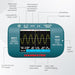 HANMATEK HO11 Handheld Digital Oscilloscope - 10MHz Bandwidth, 48MSa/s High-Precision Sampling, 2.8" TFT Display, USB Rechargeable, Advanced Trigger System, Portable for Fieldwork HANMATEKTOOLS