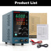 HANMATEK Adjustable DC Power Supply  with Output Enable/Disable Button HM605 Mini Variable Switching Digital Bench Power Supply