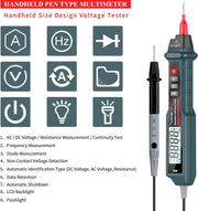HANMATEK Pen Type Digital Multimeter, Electrical Tester with NCV,AC/DC Voltmeter Ammeter Ohmmeter, Resistance, Live Line Digital Testers with Backlit and Flashlight