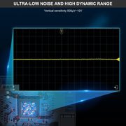 HANMATEK AHO814 4-Channel Smart Touchscreen Oscilloscope with ultra-low noise and high dynamic range display