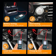 HANMATEK BD10 24V 12V Car Battery Tester 100-2000 CCA Automotive Load Tester Digital Auto Battery Alternator Analyzer Charging Cranking System Tester for Car Truck SUV Boat Motorcycles Vehicle