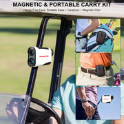 Magnetic and portable carry kit for golf equipment with HAIMATE branding.