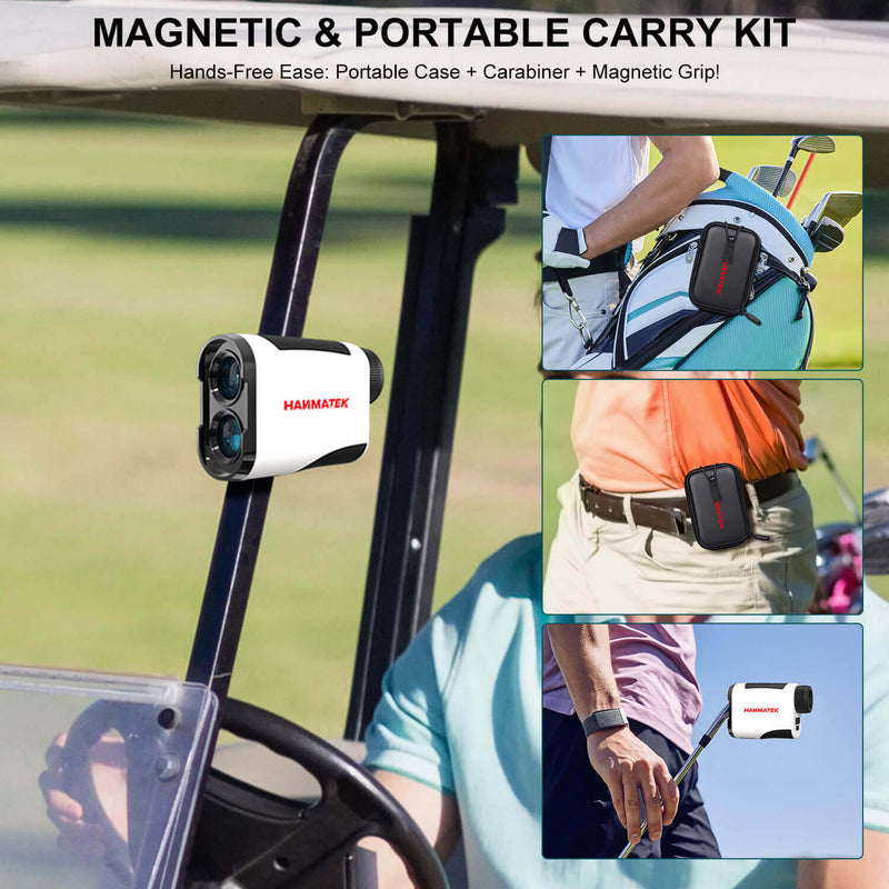 Magnetic and portable carry kit for golf equipment with HAIMATE branding.