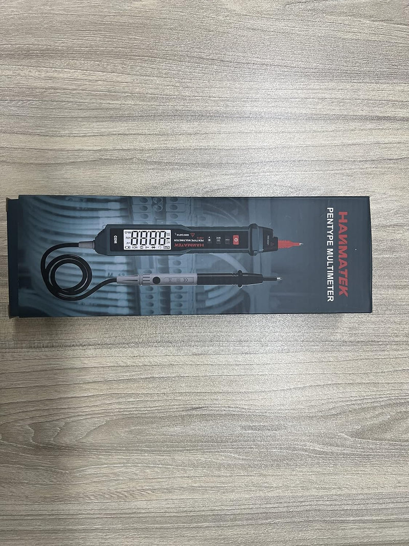 HANMATEK Pen Type Digital Multimeter, Electrical Tester with NCV,AC/DC Voltmeter Ammeter Ohmmeter, Resistance, Live Line Digital Testers with Backlit and Flashlight