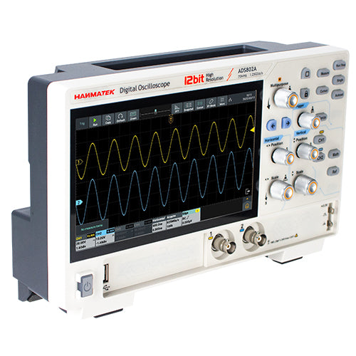 HANMATEK ADS802A 70MHz 2CH 12-Bit High-Resolution Digital Oscilloscope