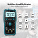 HANMATEK Digital Multimeter Auto-Ranging Voltmeter 6000 Counts TRMS Smart Electrical Tester with Non-Contact Voltage Function NCV Measures AC/DC Voltage&Current Resistance Continuity