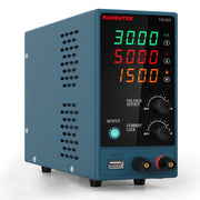 HANMATEK® HM305 Variable DC Power Supply with adjustable voltage and current settings