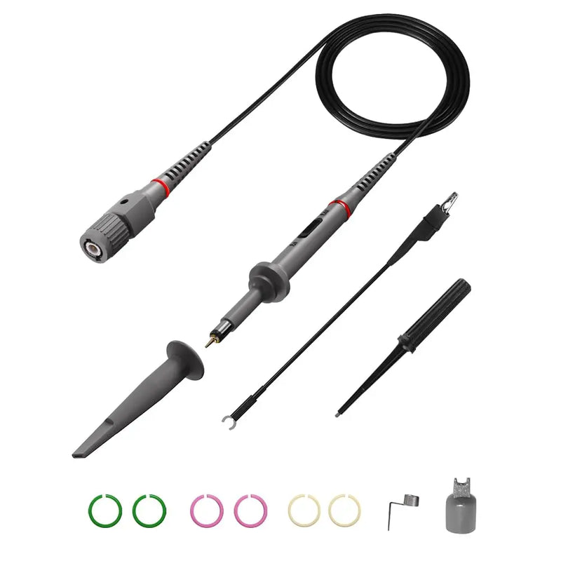 Hanmatek desktop digital oscilloscope 110MHz with high-precision probes and accessories