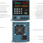 HANMATEK® programmable DC power supply with digital display and multiple control features