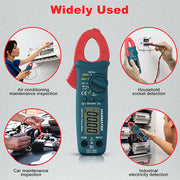 HANMATEK® digital clamp meter multimeter ideal for air conditioning and industrial inspections