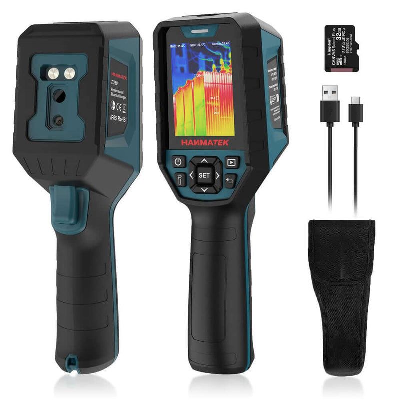 HANMATEK® Thermal Camera for Inspection with LCD Display and USB Charging Cable