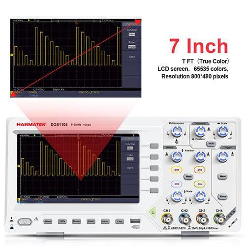 HANMATEK® DOS1104 110 MHz Benchtop Oscilloscope Precision — Hanmatek