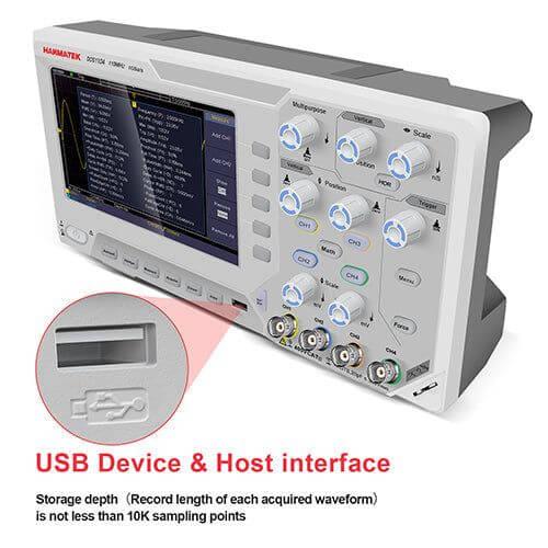 HANMATEK® DOS1104 110 MHz Benchtop Oscilloscope Precision — Hanmatek