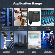 HANMATEK® network cable tester for various applications like broadband installation and routine testing