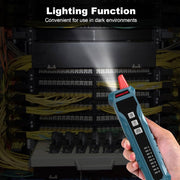 HANMATEK network cable tester with lighting function for efficient testing in dark areas