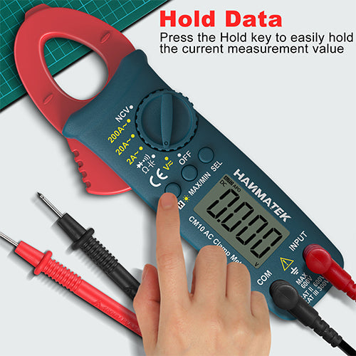HANMATEK® CM10 Digital Clamp Meter Multimeter