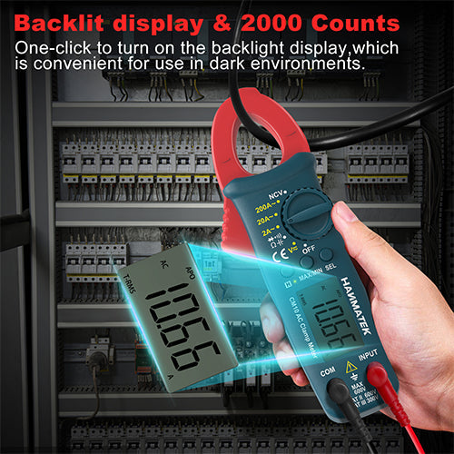 HANMATEK® CM10 Digital Clamp Meter Multimeter