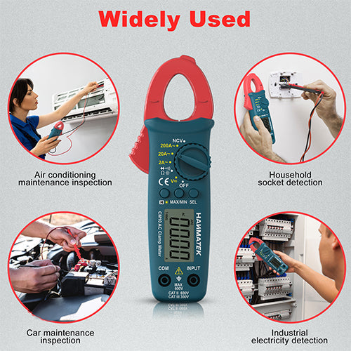 HANMATEK® CM10 Digital Clamp Meter Multimeter