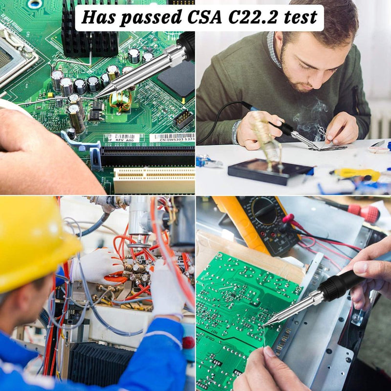 HANMATEK® digital soldering station used for precision electronics repair and assembly