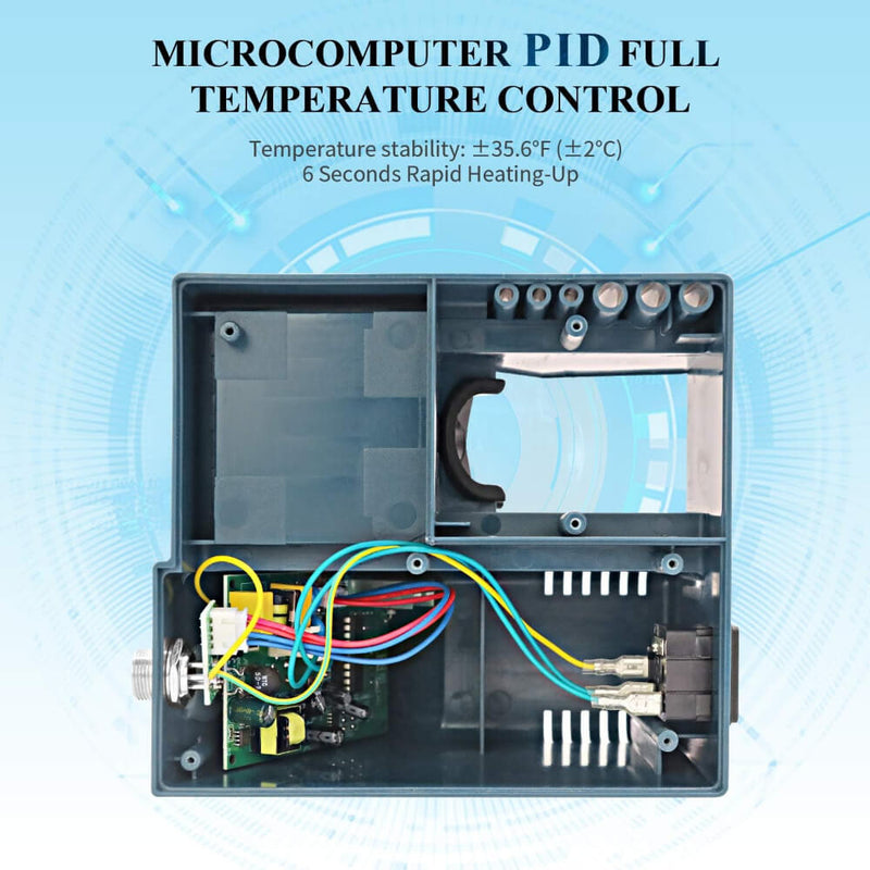 HANMATEK® digital soldering station with microcomputer PID full temperature control for precise soldering tasks