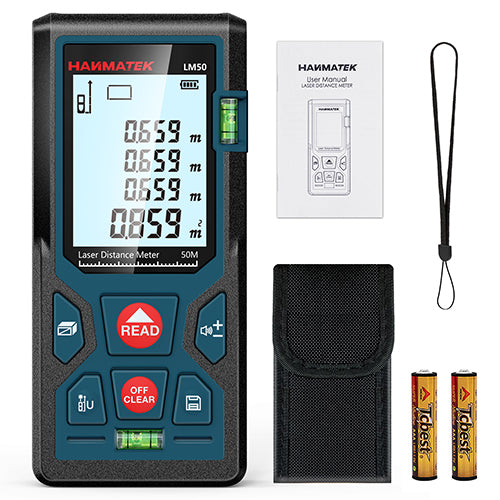 HANMATEK® LM50 Laser Distance Meter - Hanmatek