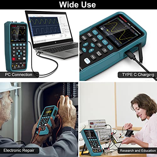 HANMATEK® HO52 2-in-1 Handheld Oscilloscope | Hanmatek